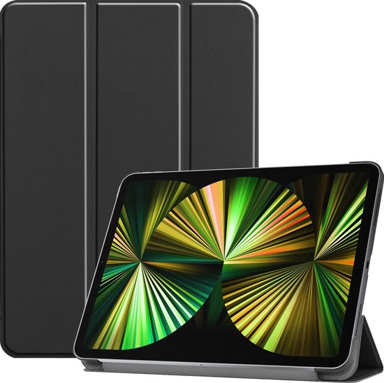 Housse iPad Pro 2021 (12,9 pouces) Housse Etui Rigide - Zwart