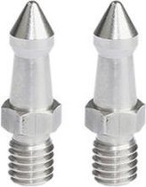BEXIN LS036 2 STUKS Rvs 3/8 inch Voeten Schroeven Voor SLR Statief
