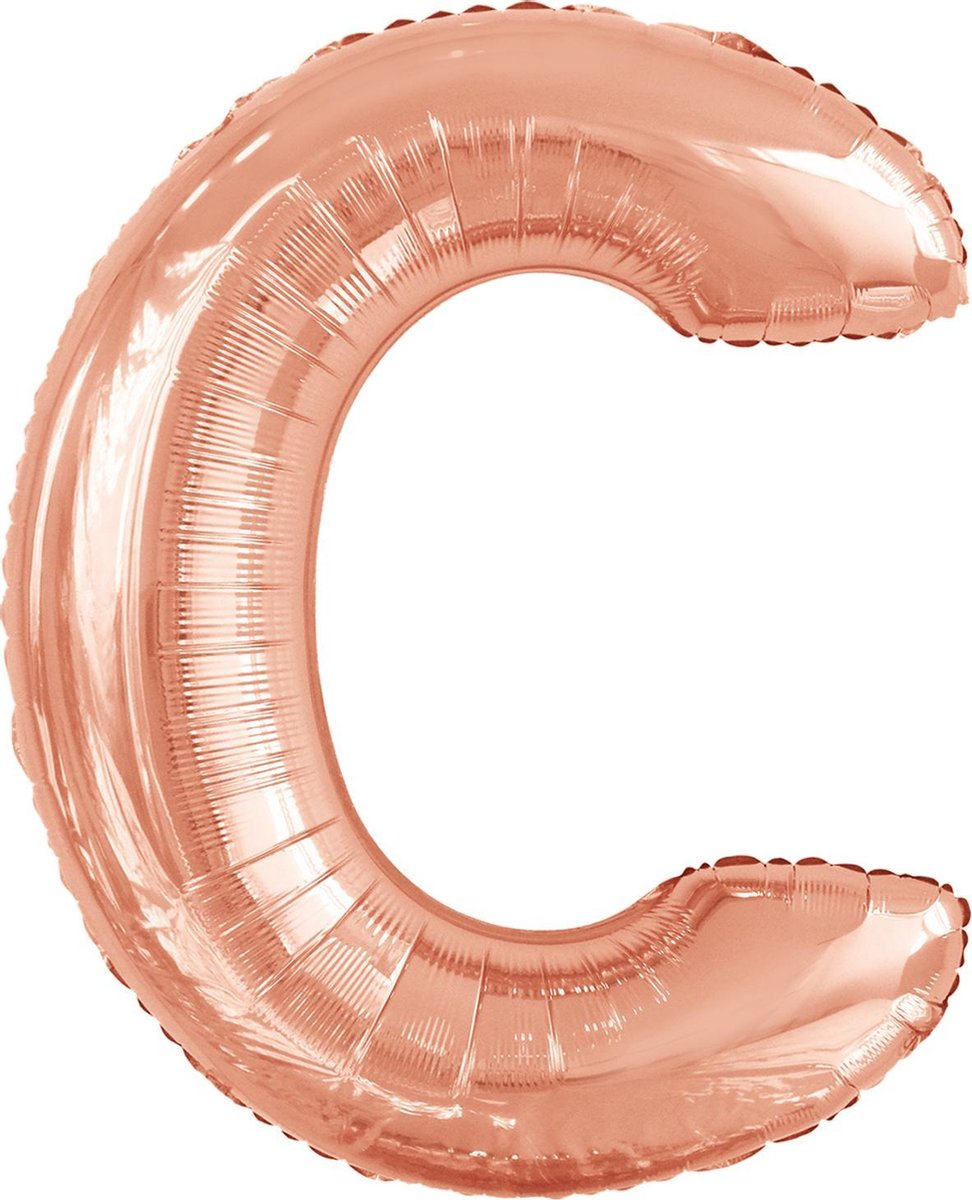 Amscan Folieballon Letter C 114 X 79 Cm Roségoud