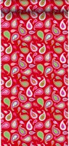 ESTAhome behang paisleys rood - 115738 - 53 cm x 10,05 m