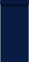 ESTAhome behang effen blauw - 137010 - 53 cm x 10,05 m