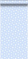 ESTAhome behang sterretjes lichtblauw - 138729 - 53 cm x 10,05 m