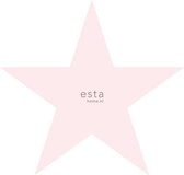 ESTAhome fotobehang grote ster licht roze - 158851 - 1.86 x 2.79 m