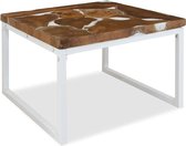 Medina Salontafel 60x60x40 cm teakhout en hars