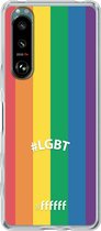 6F hoesje - geschikt voor Sony Xperia 5 III -  Transparant TPU Case - #LGBT - #LGBT #ffffff