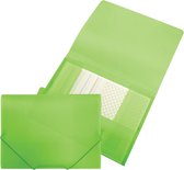 Beautone elastomap met kleppen formaat A4 groen