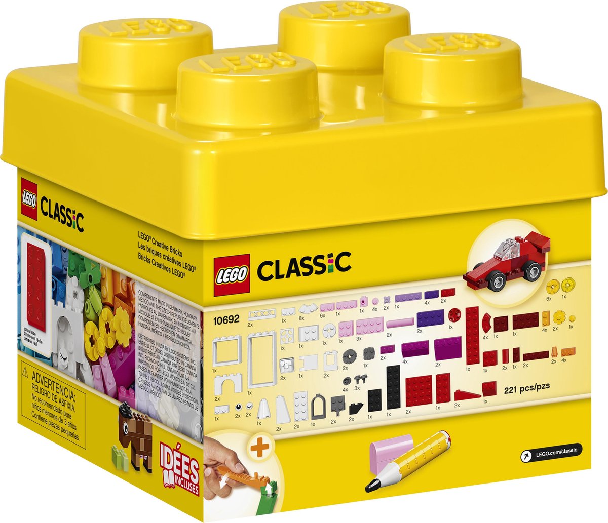 Samenwerking mager Logisch LEGO Classic Creatieve Stenen - 10692 | bol.com