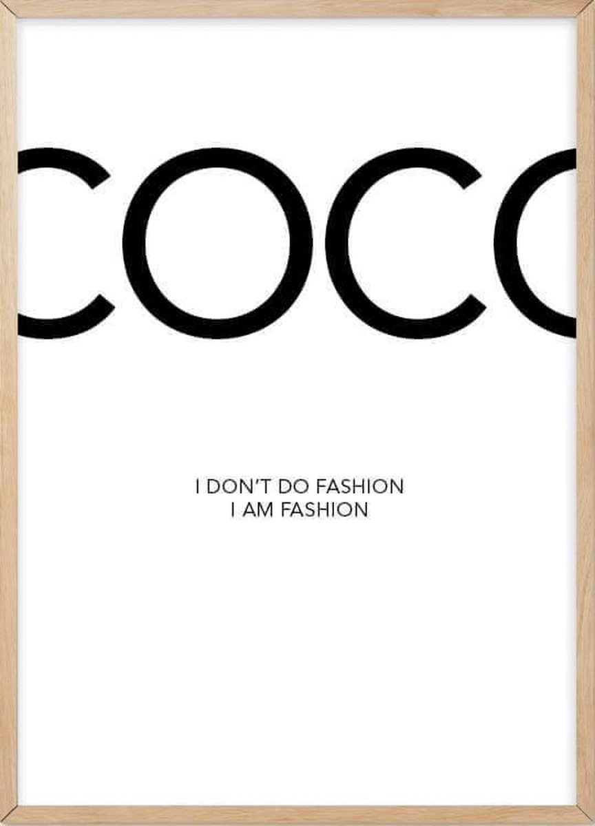 Poster Met Eiken Lijst - COCO Poster