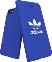 adidas bookcase walletcase hoesje iPhone 6 6s 7 8 SE 2020 SE 2022 - Blauw