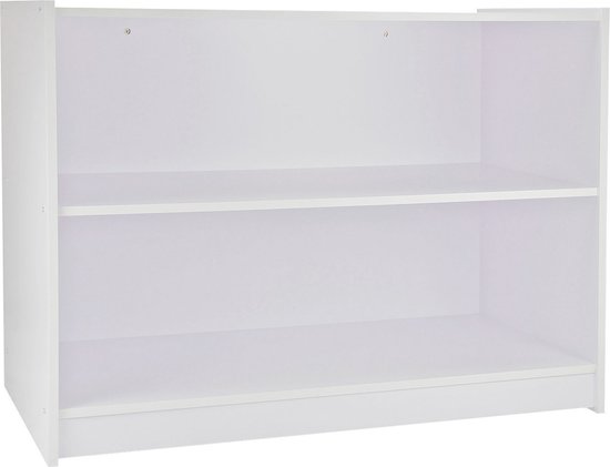Huur de balie vitrine MACON zwart bij