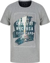 DISSIDENT T-Shirt City NYC USA Grijs Man