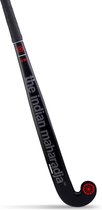 The Indian Maharadja Indoor Gravity JR [wood]-32 inch Hockeystick Kids - zwart-zilver-wit