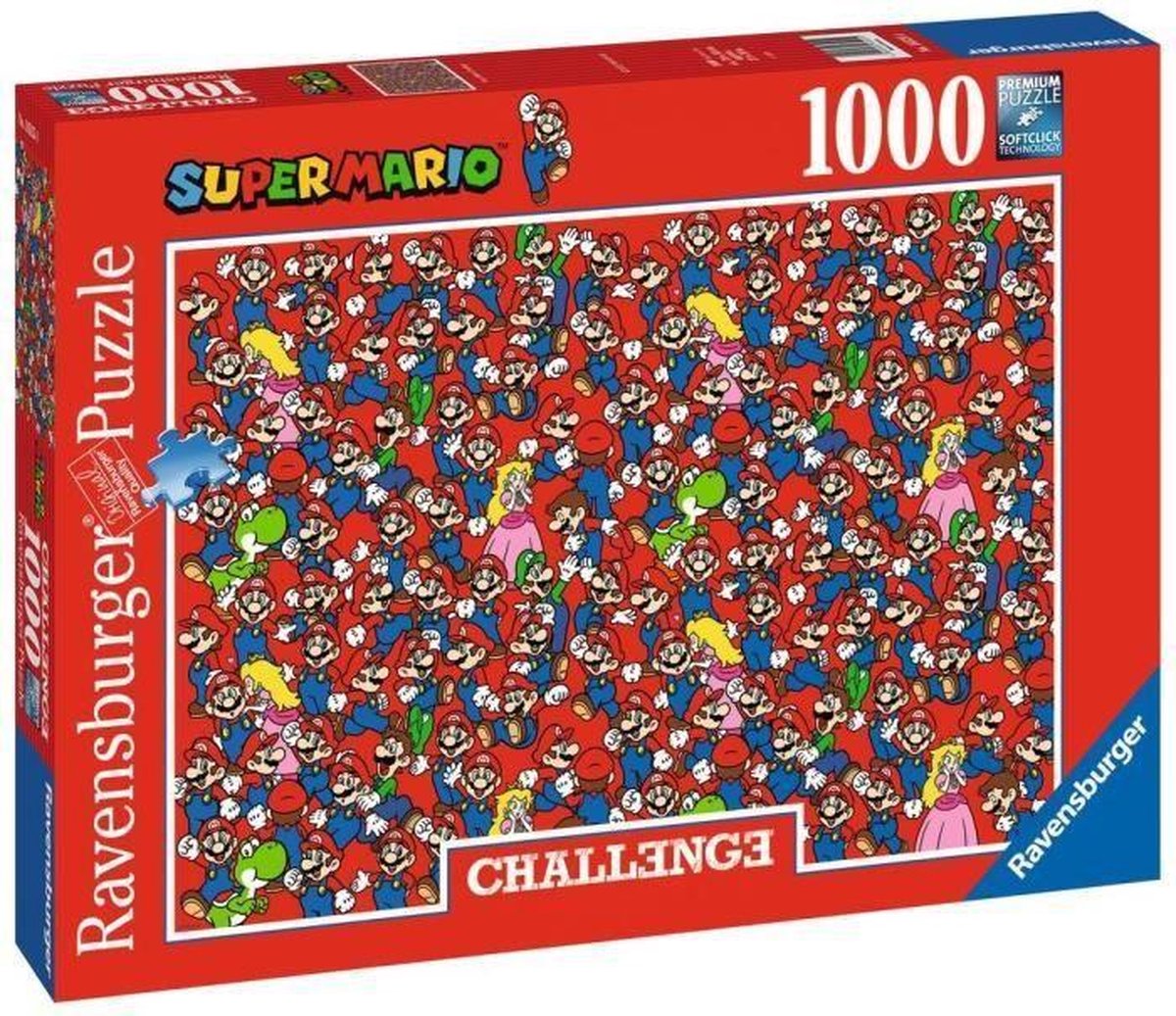 graan Aktentas Aanwezigheid Ravensburger puzzel Super Mario - Legpuzzel - 1000 stukjes Challenge |  bol.com