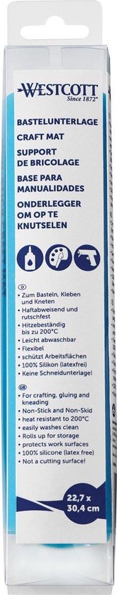 Thumbnail van een extra afbeelding van het spel Knutselmat Westcott 227x304mm - hittebestendig tot 200 ° C,