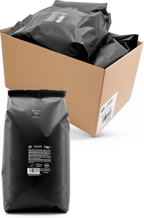 KoRo | Bio koffie crema hele boon 6 x 1 kg
