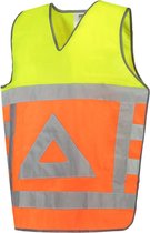Tricorp Tabard Traffic controller 453011 Fluor Orange / Yellow - Taille XL / XXL