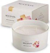 Bolsius Geurkaars Accents Welcome Home 13,7 Cm Glas/Wax