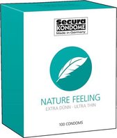 Nature Feeling Condooms - 100 Stuks - Drogisterij - Condooms - Transparant - Discreet verpakt en bezorgd