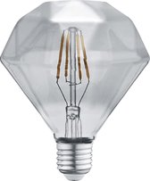 LED Lamp - Filament - Torna Dimano - E27 Fitting - 4W - Warm Wit 3000K - Rookkleur - Glas