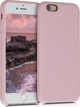 kwmobile telefoonhoesje voor Apple iPhone 6 / 6S - Hoesje met siliconen coating - Smartphone case in vintage roze
