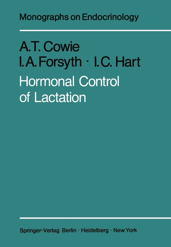 Monographs on Endocrinology 15 - Hormonal Control of Lactation (ebook ...