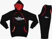Forza sportswear Jogging pak - 0 /4 jaar - hoodie - zwart / rood