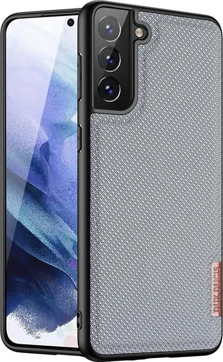 Dux Ducis - Hoesje geschikt voor Samsung Galaxy S21 - Fino Series - Back Cover - Licht Blauw