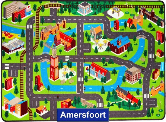 Jouw Speelkleed Amersfoort - Verkeerskleed - Speeltapijt.