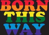 Vlag Born This Way 120x180cm