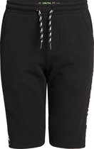 WE Fashion Jongens slim fit joggingshort met tapedetail