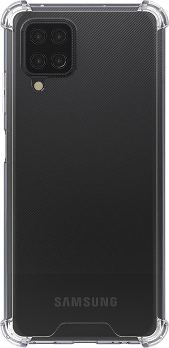 Anti-shock Back Cover Galaxy A12 TPU Siliconen Transparant