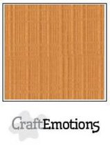 CraftEmotions linnenkarton 10 vel toffee 27x13,5cm 250gr / LHC-91