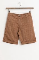 Sissy-Boy - Bruine chino shorts met all over print