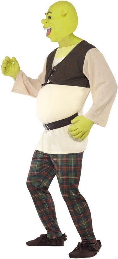 Smiffy's - Costume Shrek - Perruque Shrek Princess Fiona Enfant - rouge,  vert 