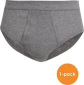 Ceceba heren slip met gulp - dubbelrib (1-pack) - grijs - Maat: M