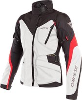 DAINESE TEMPEST 2 LIGHT GRAY BLACK TOUR RED LADY D-DRY JACKET 38 - Maat - Jas