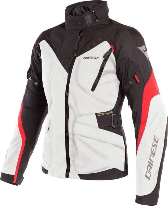 Dainese Tempest 2 D-Dry Lady Light Gray Black Tour Red Textile Motorcycle  Jacket 38 | bol.com