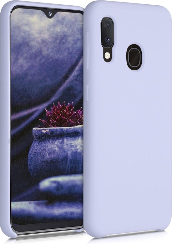 kwmobile telefoonhoesje voor Samsung Galaxy A20e - Hoesje met siliconen  coating -... | bol.com