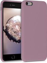 kwmobile telefoonhoesje voor Apple iPhone 6 Plus / 6S Plus - Hoesje met siliconen coating - Smartphone case in druivenblauw