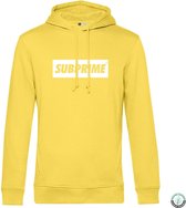 Subprime - Heren Hoodies Hoodie Block Geel - Geel - Maat L