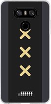 6F hoesje - geschikt voor LG G6 -  Transparant TPU Case - Ajax Europees Uitshirt 2020-2021 #ffffff