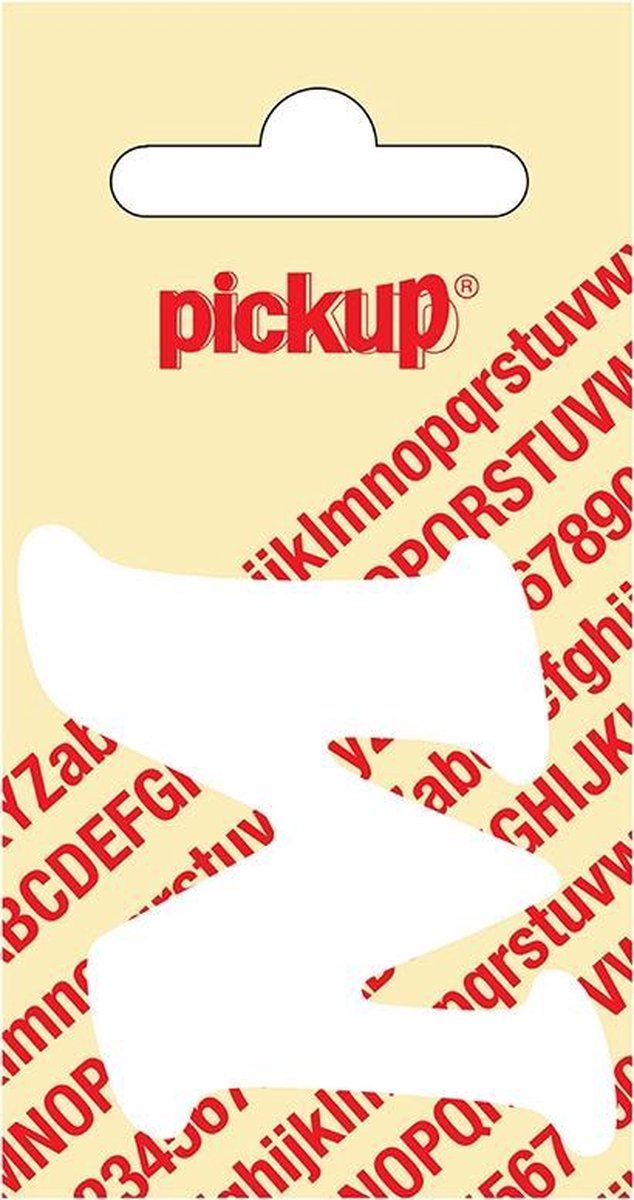 Pickup plakletter CooperBlack 40 mm - wit M