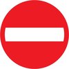 Pickup bord rond diameter 30 cm - Verboden doorgang - verboden toegang - verboden in te rijden