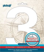 Pickup Nautic plakcijfer 150mm wit 3