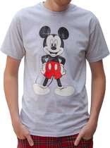 Rockstarz T-shirt Mickey Mouse "Pose" Grijs