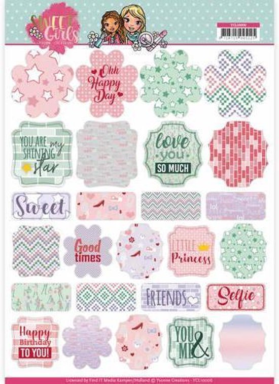 Labels - Yvonne Creations - Sweet Girls