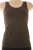 Avet dames hemdje 7590 microfiber  - XL  - Chocolat