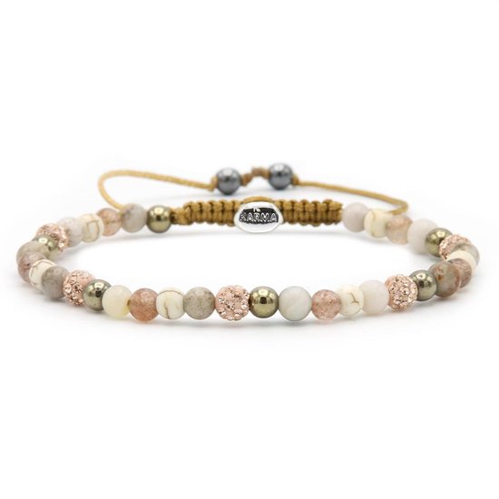 Karma Spiral Dames Armband Metaal - Meerkleurig