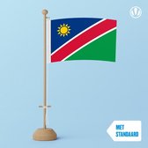Tafelvlag Namibie 10x15cm | met standaard