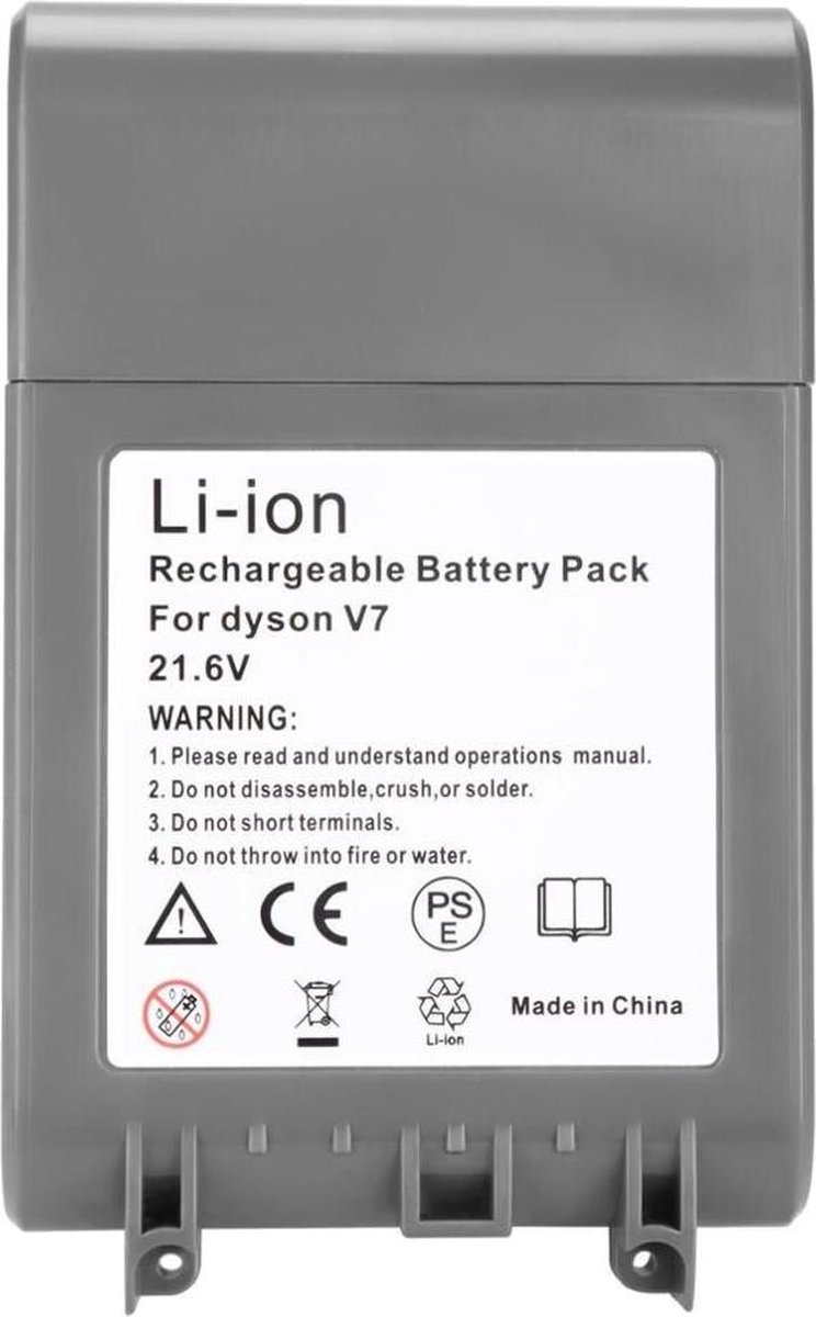 V7 Série Li-ion 3000mAh/21.6V  Batterie Haute Capacité pour Dyson